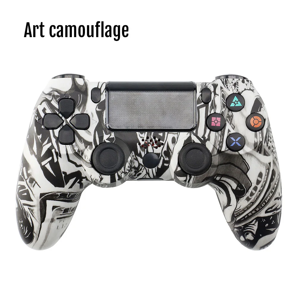 Новинка, беспроводной контроллер для PS4, Bluetooth, DualShock, джойстик с вибрацией, геймпады для playstation 4 - Цвет: Art camouflage