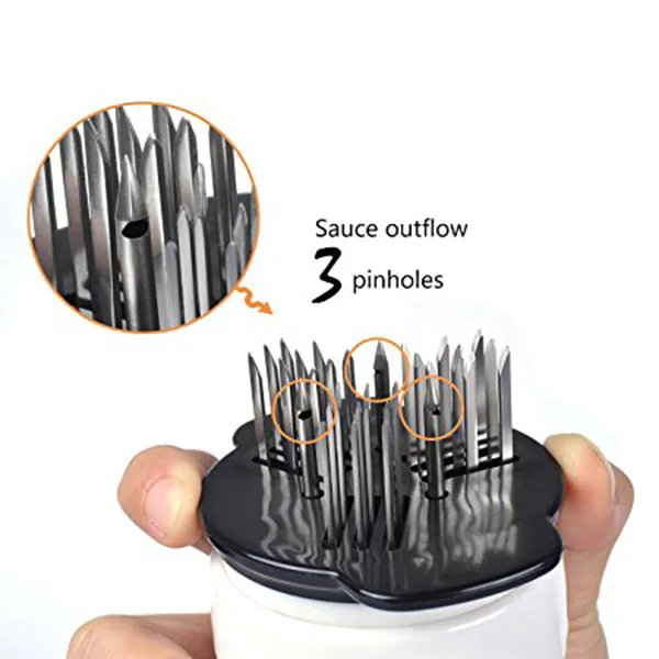 ABUI-Quick Done Injection Type Needles Meat Tenderizer Professional Handmade Meat Injectors to inject fresh meat Kitchen tools
