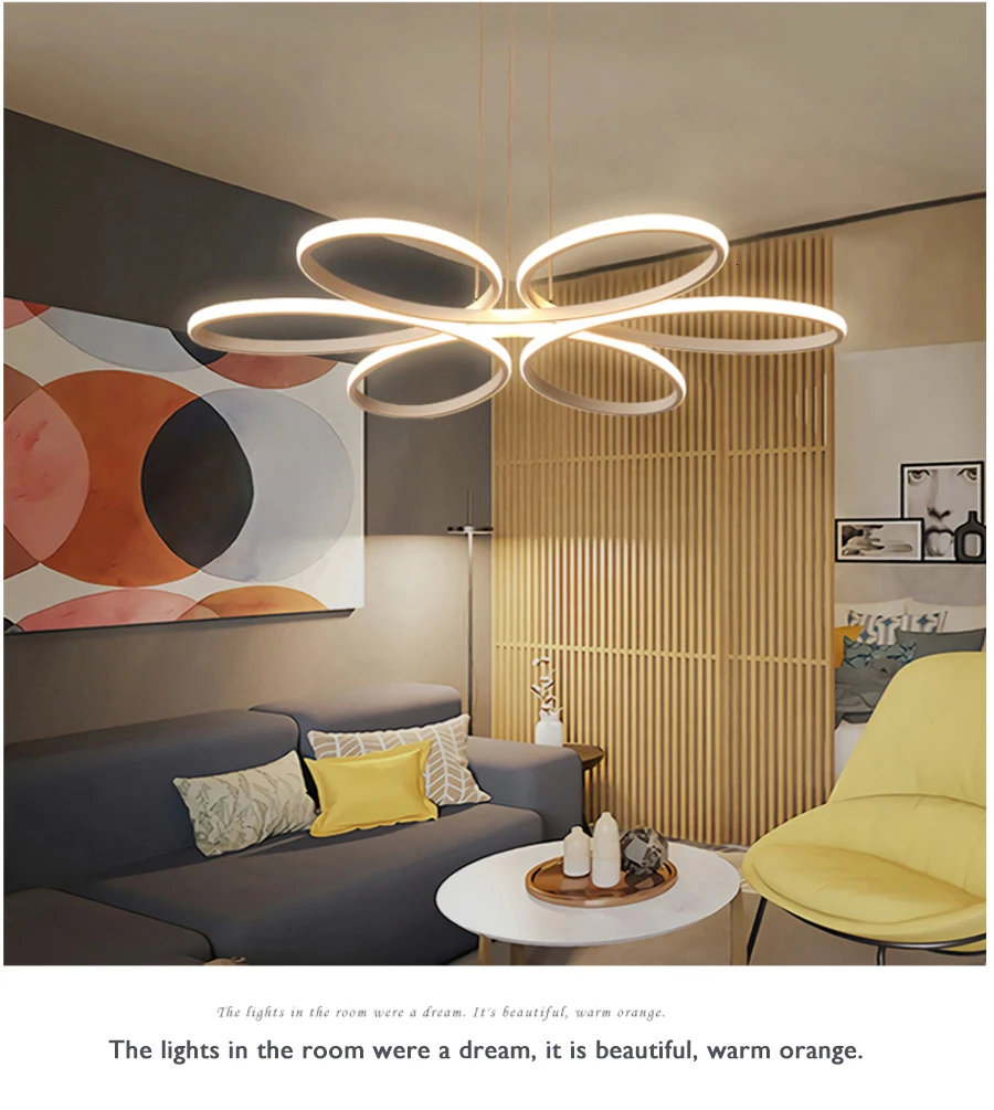 Modern led chandelier lighting for living room bedroom dining room indoor home lustre chandelier lamp AC90v-260v lampadario
