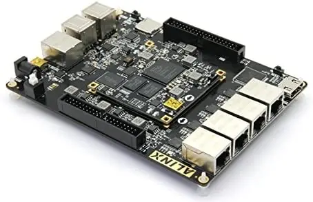 ALINX AX7021 Brand Xilinx Zynq 7000 ARM/Artix 7 FPGA SoC XC7Z020 макетная доска 32G EMMC 5 портов Ethernet