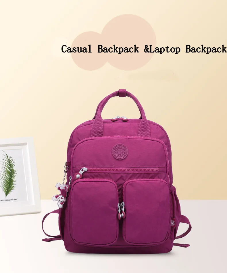 Women Laptop Backpack for Teenage Girls Kipled Nylon Backpacks Mochila Feminina Female Travel Bagpack Schoolbag women bag 2021