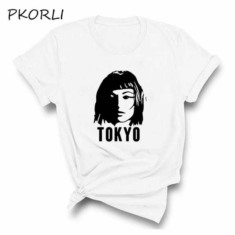 TOKYO Print T Shirt La Casa De Papel T-shirt Soy Puta Ama Dali Mask Tshirt Summer Cotton Money Heist Berlin Tss Femme | Женская одежда