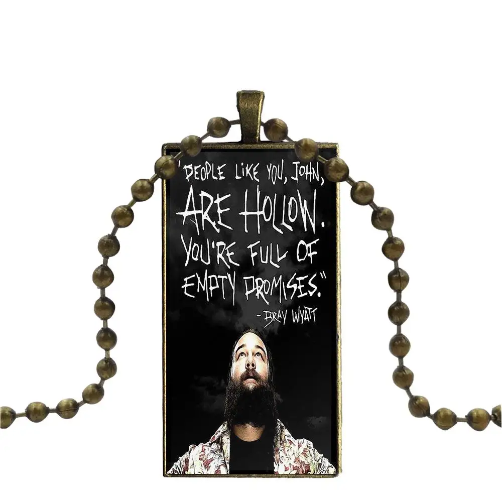 For Girls Best Gift Bray Wyatt Florescent Glass Cabochon Choker Pendant