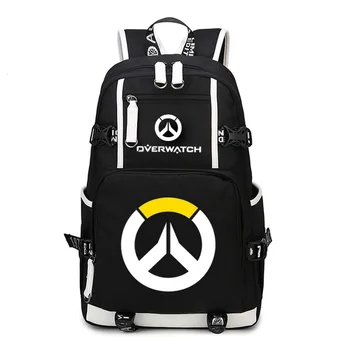 

Fashion Game OW Backpack Cosplay Reaper DVA Mercy Backpacks School Bags Laptop Shoulder Travel Bags Teenagers Rucksack Gift