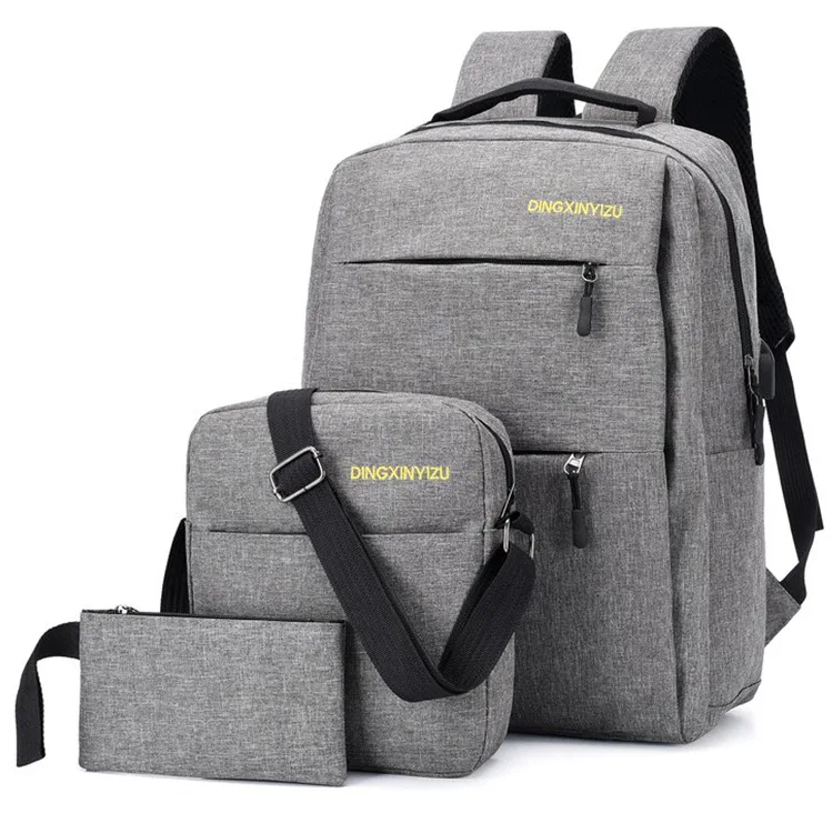 

Men Casual Travel Backpacks Large Capacity USB Backpacks School Bags for Teenagers Multi-functional Anti-theft Laptop Backpacks