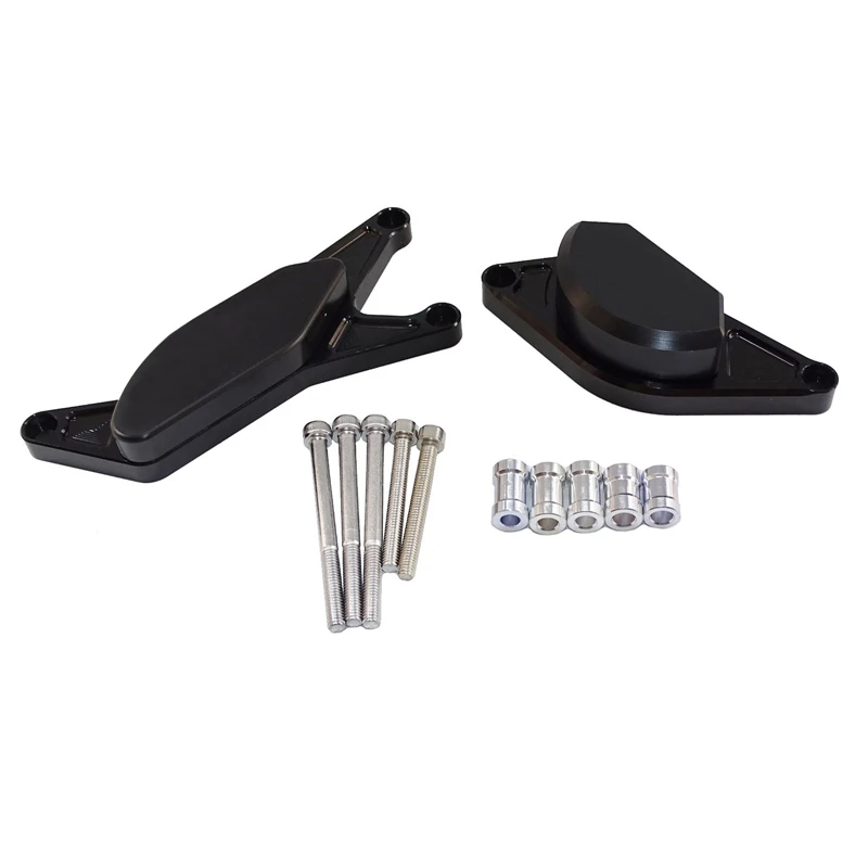 Waase для Suzuki GSXR600 GSXR750 2000 2001 2002 2003 2004 2005 левый и правый от поломок двигателя колодки Рамка Ползунки протектор - Цвет: Black