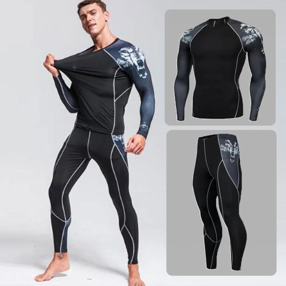 

2020 New Compression Pants Sports Running Tights Men Jogging Leggings Fitness Gym Clothing Sport Leggings Men Trousers