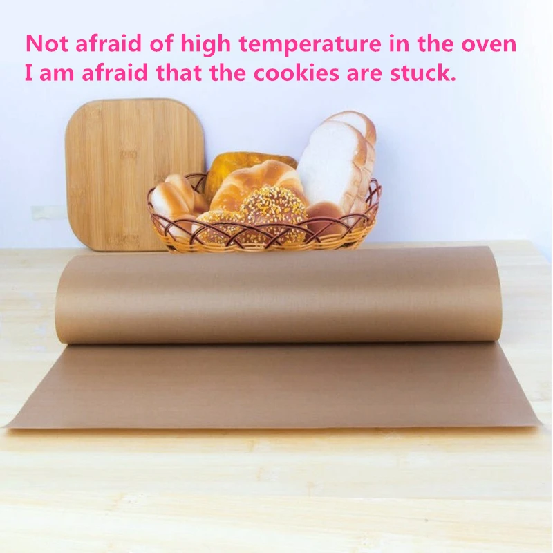 

2PCS Of Baking Paper High Temperature Non-Stick Oven Microwave Biscuit Baking Tray Baking Mat New Reusable Baking Tool
