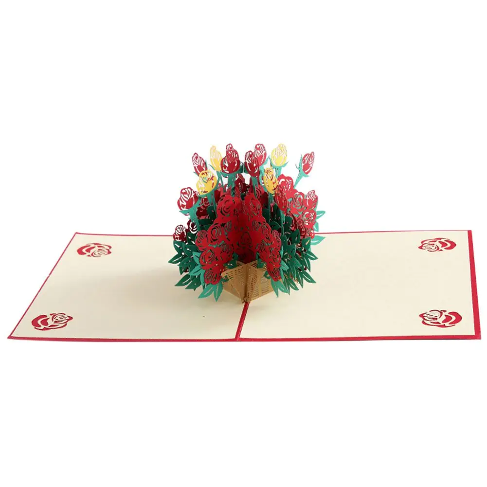 Diy 3d Pop Up Cards Birthday Card For Girl Kids Wife Husband Birthday Cake Greeting Card Postcards Gifts Cards Cards Invitations Aliexpress