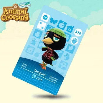 

370 Jacques Animal Crossing Card Amiibo Cards Work for Switch NS 3DS Games