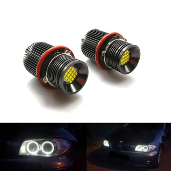 

2pcs 160W LED Angel Eye Ring Marker Bulbs Compatible For BMW 5 6 7 Series X3 X5 (E39 E53 E60 E63 E64 E65 E66 E83), 6000K White