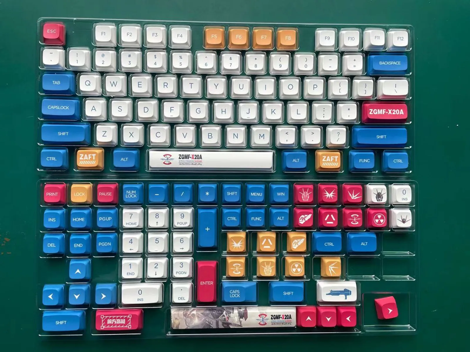 PBT 5 Lados Dye Subbed Teclas Mecânicas