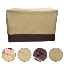 Чехол для мебели для патио, уличный стул для сада, прямоугольный стол, водонепроницаемый чехол для пыли, ткань Оксфорд, складной на шнурке, чехол