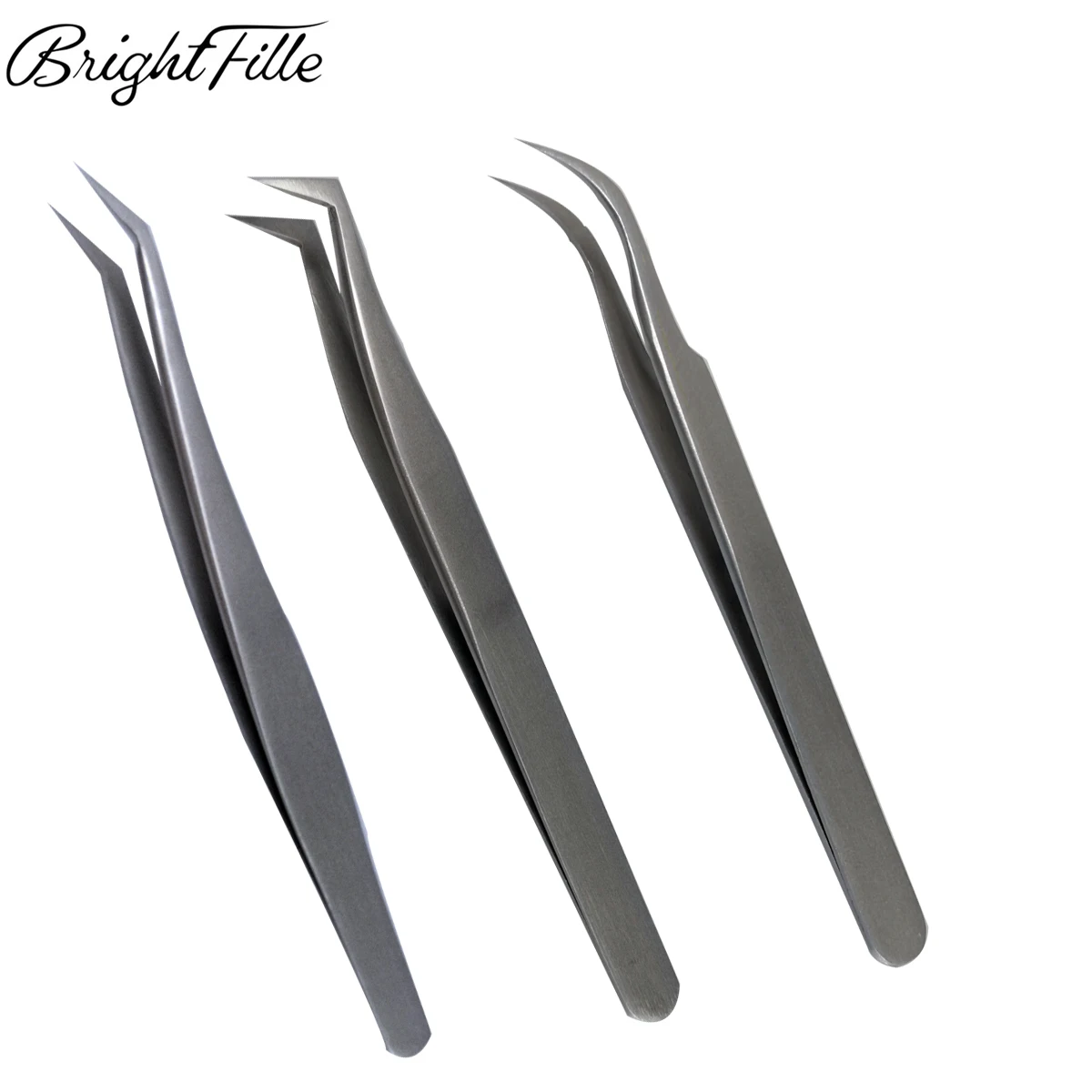

1pcs Curved Straight Tweezers Rainbow Eyelash Extension Nails Decor Picker Dead Skin Remover Manicure Makeup Nail Tools