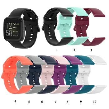 

Classic Replacement Wristband Soft Strap Silicone Watch Band Bracelet For Fitbit Versa 2 Lite blaze Smart Watch Accessories