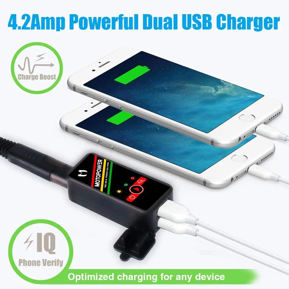 MOTOPOWER   USB , ͸  ġ , SAE to USB , MP0620B 4.2Amp