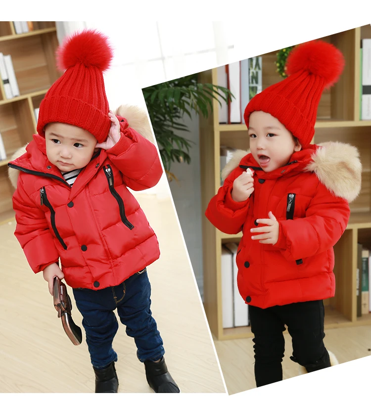 Новое Стильное хлопковое пальто для малышей, одежда для детей 0-1-3 лет, пуховая хлопковая стеганая одежда, пальто для мальчиков, зимняя одежда для девочек