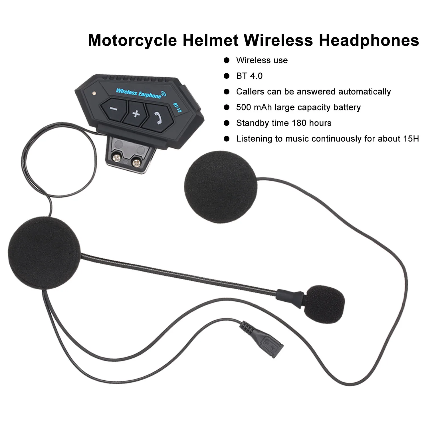 Wireless headphones for motorcycle Clearance