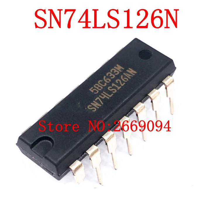 10 шт./50 шт./100 шт. SN74LS126N DIP14 SN74LS126 DIP 74LS126N 74LS126 HD74LS126P 74LS126P новая и оригинальная