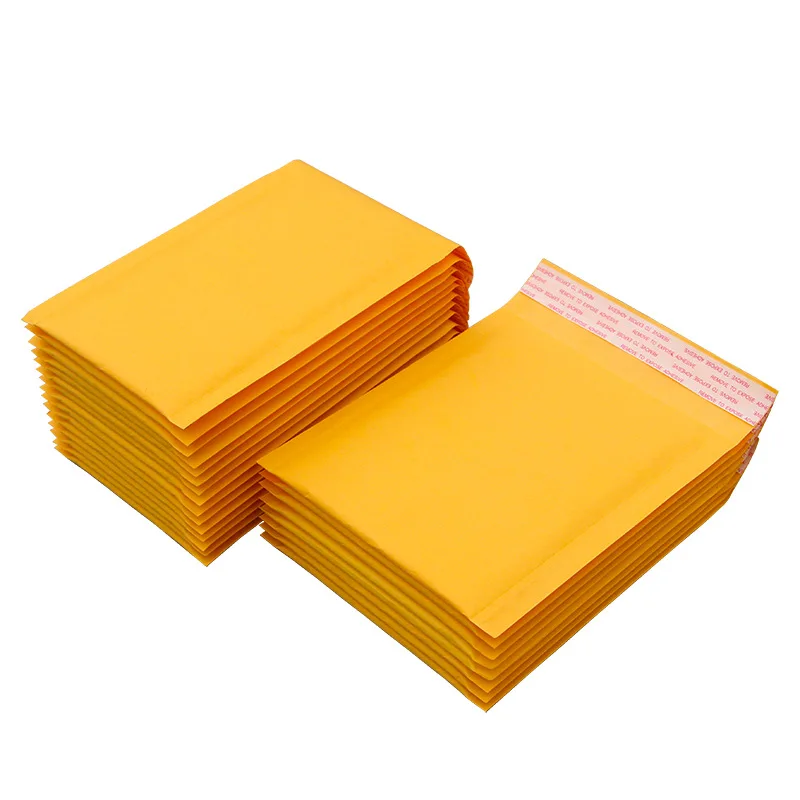 

50 PCS/Lot Kraft Paper Bubble Envelopes Bags Mailers Padded Shipping Envelope With Bubble Mailing Bag Drop Shipping