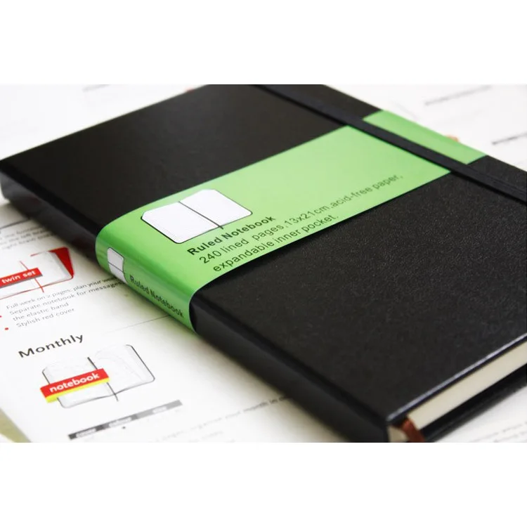 Stationery Manufacturers Customizable A5 Leather Notebook Business Notebook Printed Logo