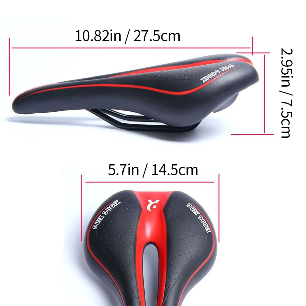 SFIT 1 шт., подушка для велосипедного сиденья, кожаная, велосипедное седло, противоскользящий, комфортный, переднее сиденье, коврик, велосипедные аксессуары, 27x14,5 см