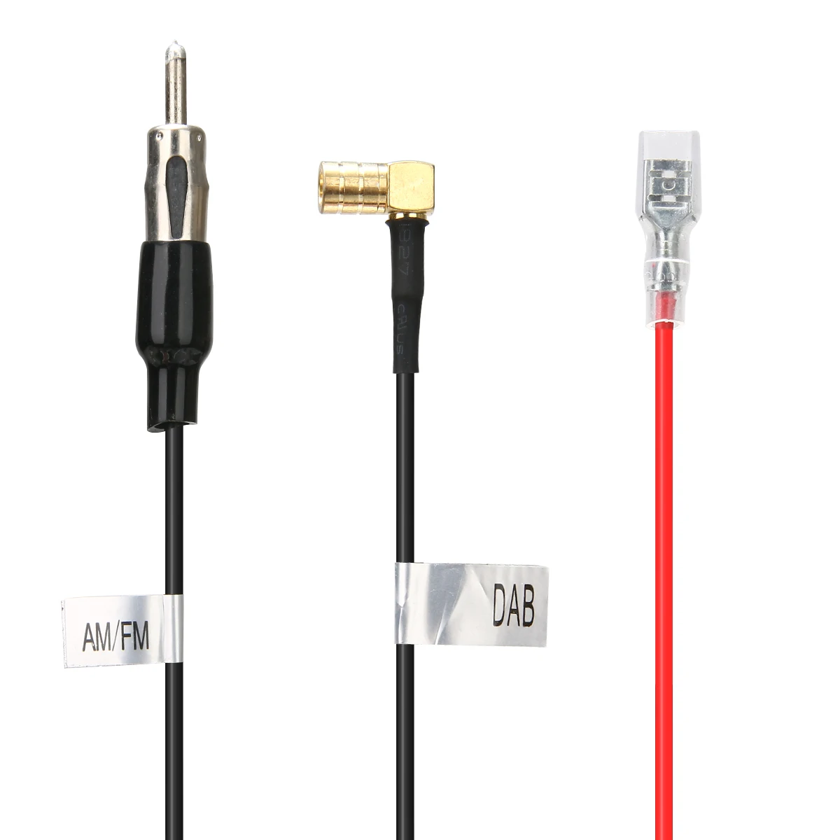 Mayitr 1set On-Board Audio Gain Amplification Antenna DAB+/FM/AM Three In One Digital Audio Antenna SMB Interface