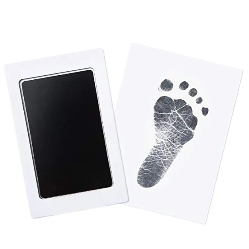6 пачек подушечки для чернил Handprint И Footprint без сенсорных чернил, безопасный Набор для печати для детей и домашних животных 3 больших подушечки для чернил+ 6 карт для печати, Bla