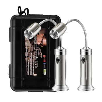 

2Pcs Magnetic Base Grill Light Super Bright Bendable Work Light Led Outdoor Light