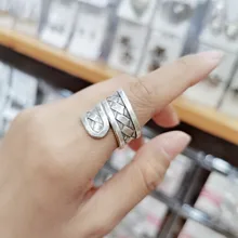 

Sterling Silver Ring Female Jewelry Popular European and American Male Jewelry Hip Hop Punk Christmas Gift Opening