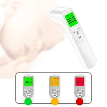 

No-contact Touch IR Infrared Digital LCD Fever Forehead Thermometer Baby Adult Measure Measuring