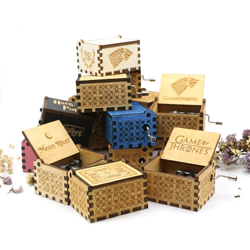 

New Carved Queen Music Box Power Game Star Wars Music Box Christmas Birthday Giftr you and your friends