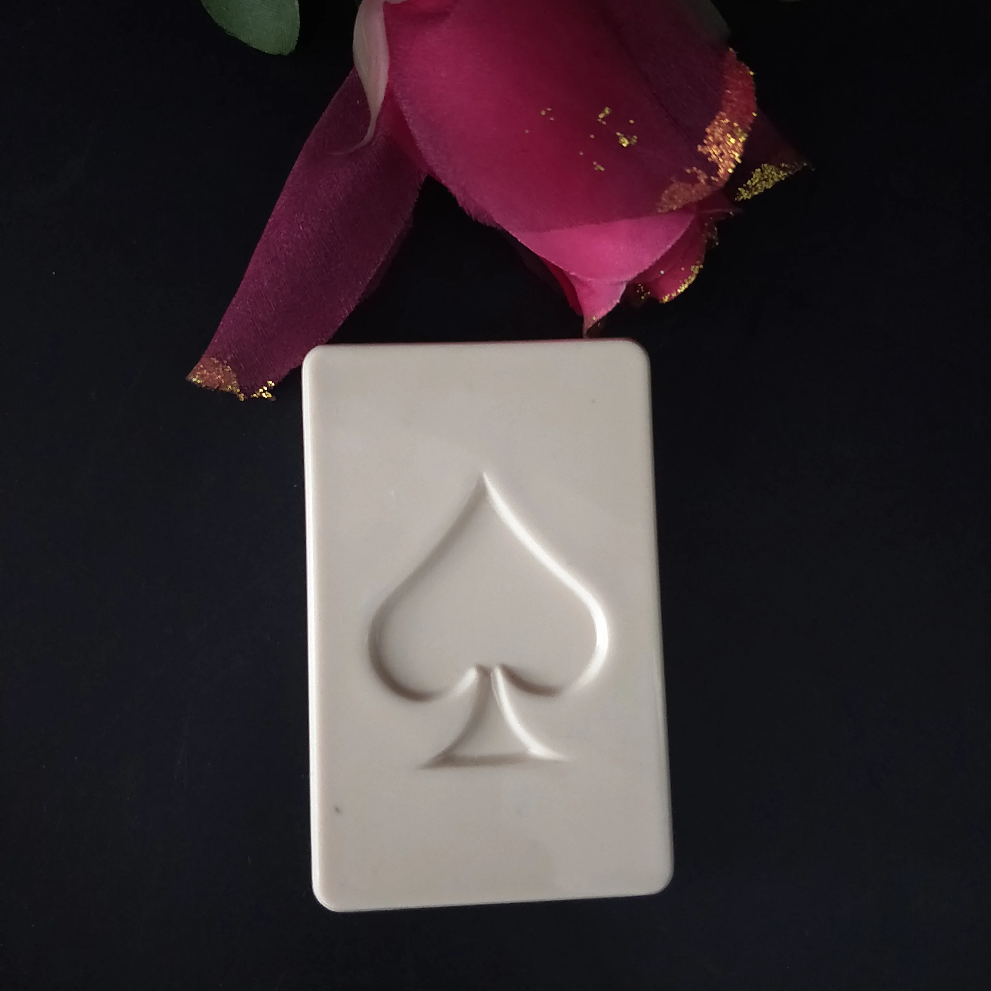 PRZY силиконовые формы для мыла прямоугольник покер карты пики силиконовые формы Лопата DIY игральные карты мыло формы для изготовления полимерные глиняные формы