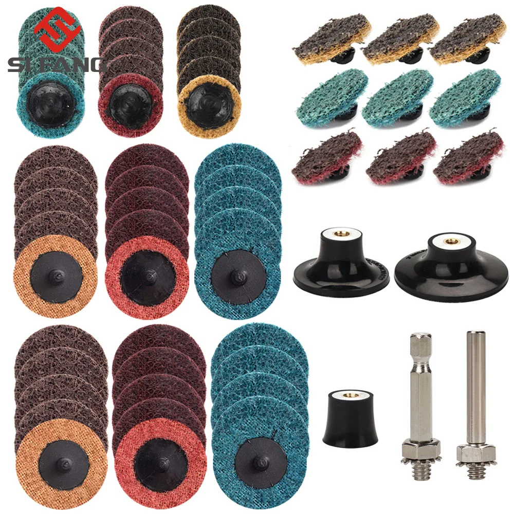 1/2/3 Inch R-type Sanding Discs Roll Lock Surface Sanding Discs Pad ...