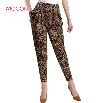 

Women Leopard Harem Pants Summer And Autumn 2020 Women Casual Sweatpants Loose Pant Cartoon Rabbit Trousers Ladies Pants