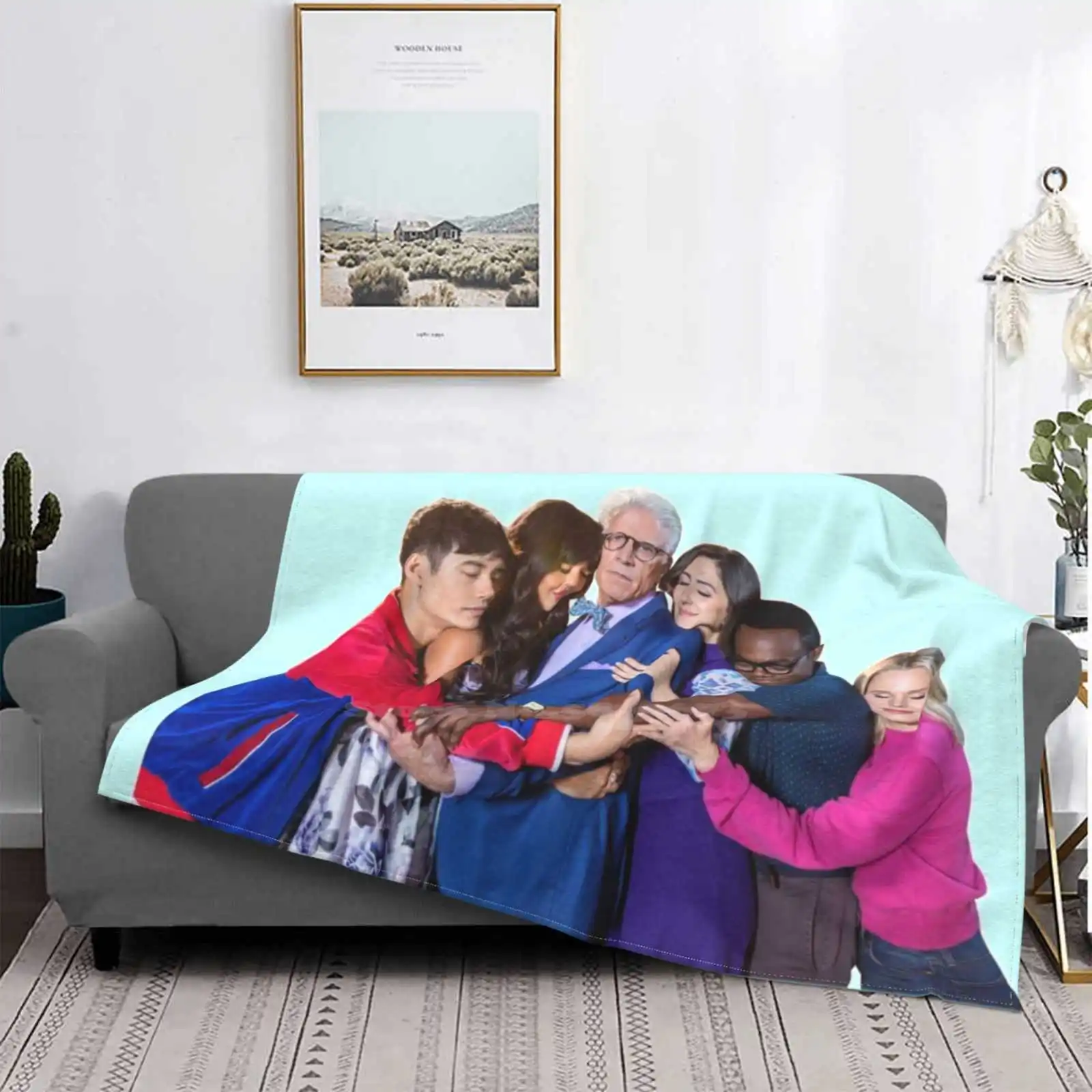 

The Good Place Cast All Sizes Soft Cover Blanket Home Decor Bedding The Good Place Good Place Eleanor Shellstrop Kristen Bell
