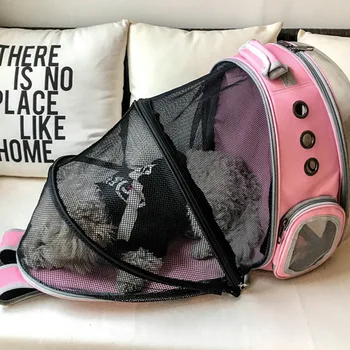 

Transparent Space Capsule Pet Cat Backpack Window Small Dog Carrying Cage Outdoor Traveler Puppy Kitten Pet Carrier Bag