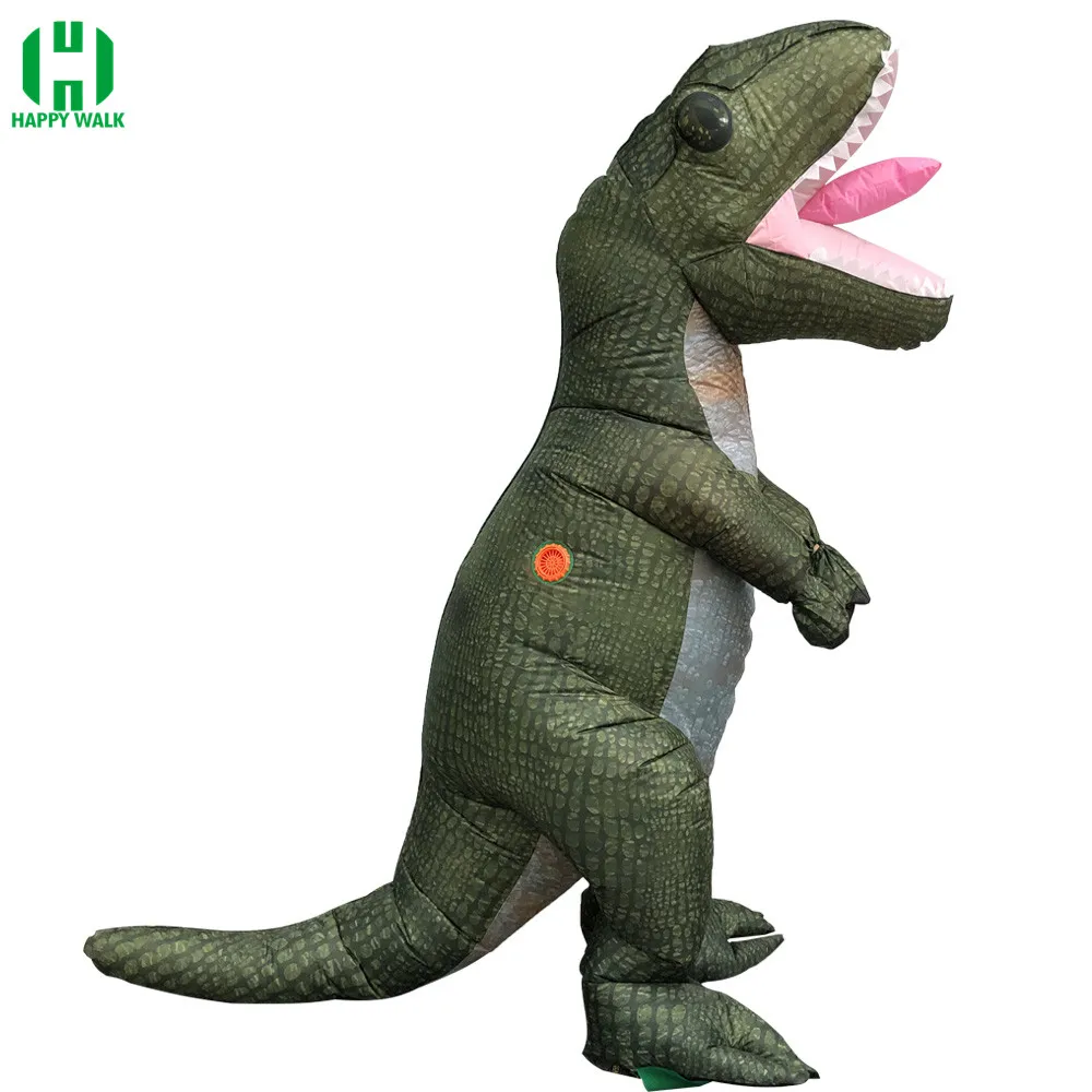 Новый взрослый надувной костюм динозавра T REX ящерицы дракона маскарадный