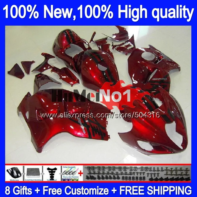 GSXR-1300 для SUZUKI Hayabusa GSXR 1300 28MC. 0 GSXR1300 2002 2003 2004 2005 2006 2007 96 02 03 04 05 06 07 обтекатель фабрики "красный