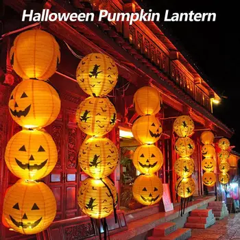 

6LED Halloween Pumpkin Skull String Lights Lamp DIY Hanging Horror Halloween Decoration For Home Party Supplies