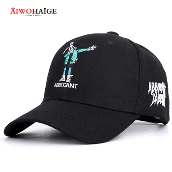 

2019 New Fashion Embroidery Baseball cap Hip Hop Rabbit Casual Hat Spring Man Woman Cotton Adjustable Unisex Sport Snapback Bone