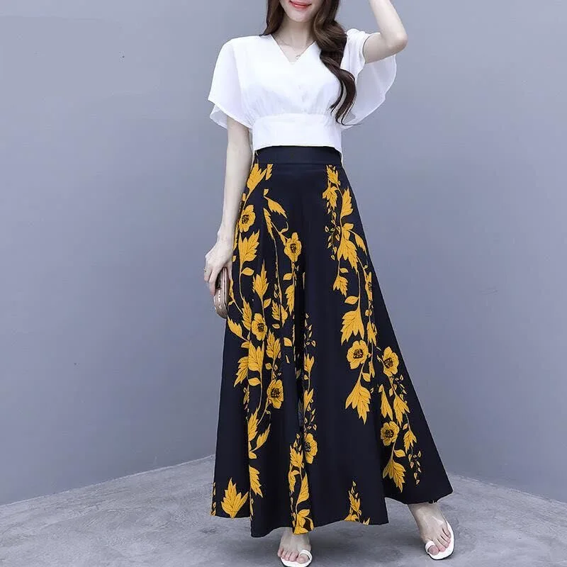 Hong Kong style retro temperament sexy Hepburn style two-piece suit Office Lady  Button Fly  Knee-Length  Polyester