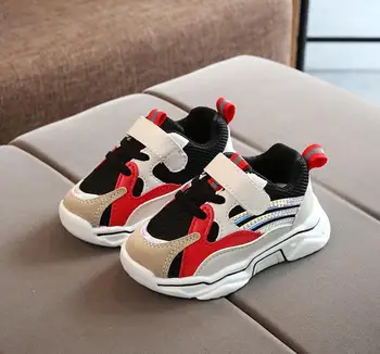 

Girls shoes baby sneakers 2020 spring and autumn new breathable student shoes boys soft bottom non-slip running shoes size 21-30