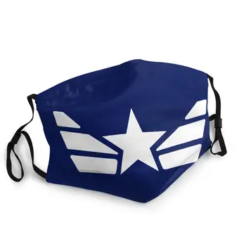 

Team Captain America Adult Reusable Mouth Face Mask Pattern Anti Dust Protection Mask Mouth Muffle
