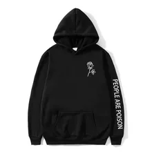 Толстовка осень и зима принт спортивная одежда Supreme Rose Мужская толстовка хип хоп мужская Толстовка пуловер Толстовка