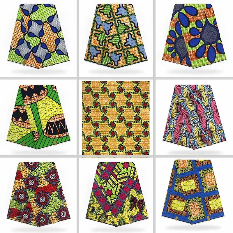 Нигерийские кружевные ткани ASO EBI Африканский хлопок Принт Анкара высокое качество настоящий воск pagne africain Анкара воск настоящий