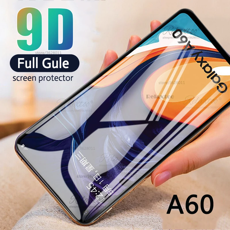 Изогнутое защитное стекло 9D для Samsung A60 A 60 защита экрана закаленное Galaxy A606F A6060