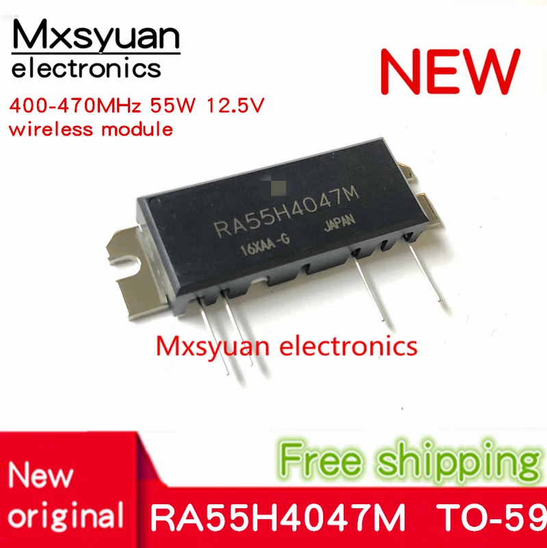 1 шт./лот RA55H4047M TO-59 RF MOSFET модуль 400-470 МГц 55 Вт 12 5 в беспроводной  Бытовая