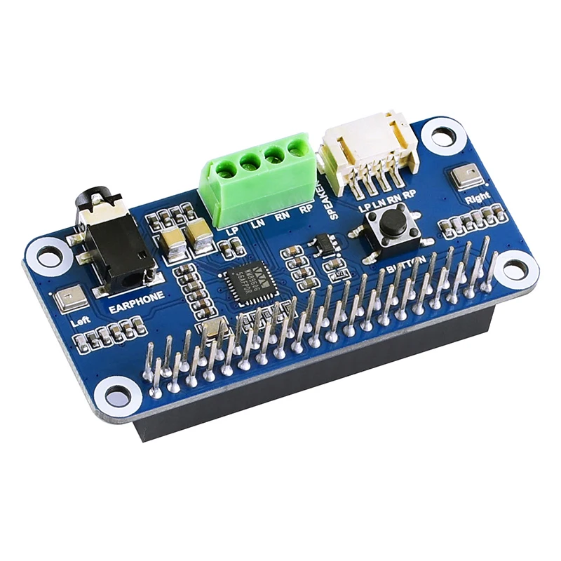 Raspberry pi Hi-fi Sound Card Wm8960 Audio Hat Codificação Estéreo Decodificação Play Record Drive Alto-falantes para pi 4b 3b 3b Zero w w - Imagem 6