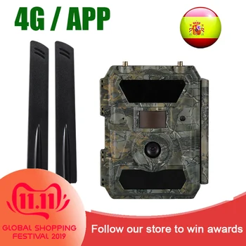 

Willfine 4.0CG 4G APP control Hunting Cameras 0.4 s trigger speed Wildlife Trap Cameras 20M Range 4G APP scouting Trail Cameras